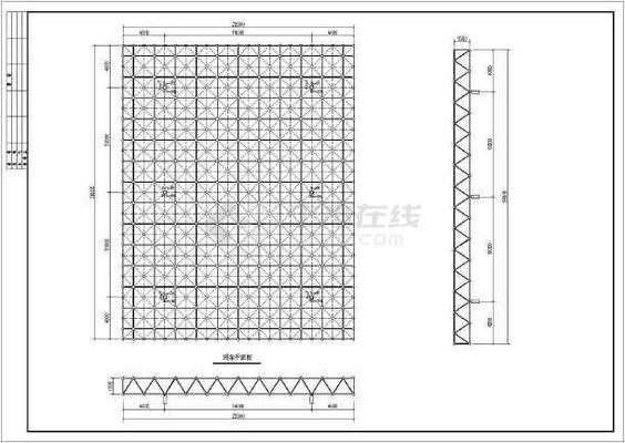 加油站顶棚网架图纸（加油站顶棚网架图纸推荐）