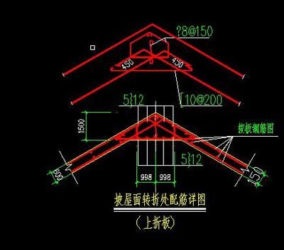 屋面钢筋图（屋面钢筋图是建筑设计中的重要组成部分）