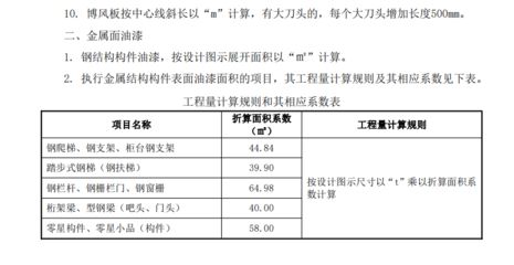 钢结构定额计算规则难点