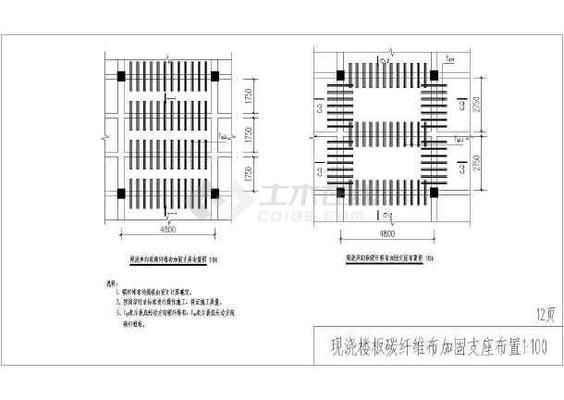 楼板加固碳纤维布图片大全（碳纤维布加固施工流程）