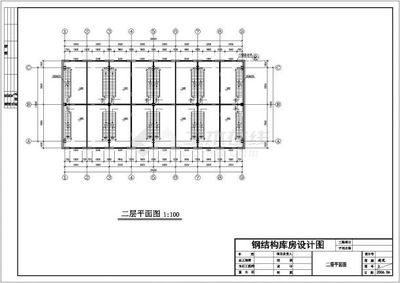 钢结构二层半房屋设计图纸