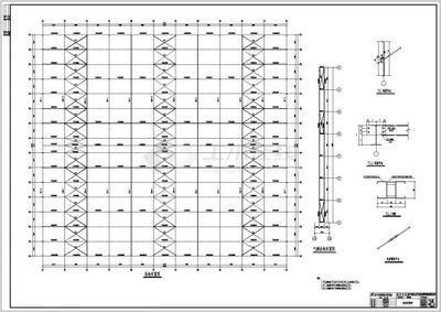 钢结构车间图牿（钢结构车间图纸通常包括建筑设计说明、门窗表、平面图、结构设计）