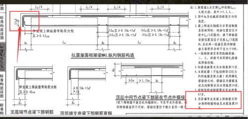 屋面梁的上部钢筋怎么做