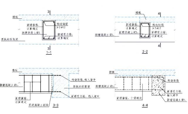 楼板开洞加固碳纤维图（楼板开洞加固设计要点碳纤维加固效果检测方法） 结构桥梁钢结构设计 第3张