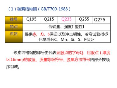 碳素结构钢的性能随含碳量如何变化 结构机械钢结构设计 第4张