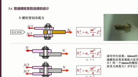 螺栓的抗剪切力 北京加固设计 第2张