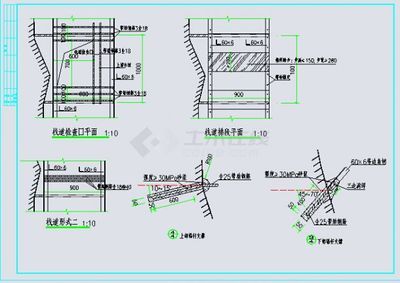 钢结构栈道施工图 装饰工装设计 第3张