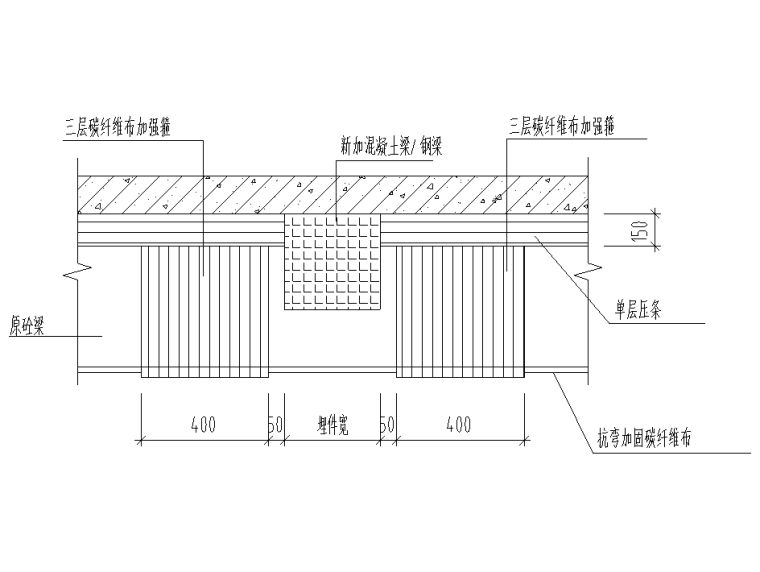 粘钢梁加固压条在什么部位施工（粘钢梁加固施工注意事项） 钢结构跳台设计 第3张