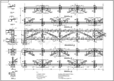 桁架标准图集有哪些内容 钢结构桁架施工 第3张