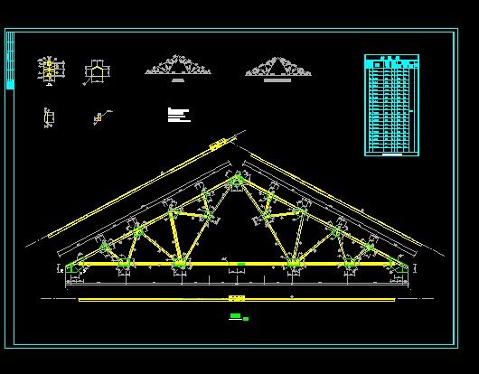 三角钢屋架名称结构图片（三角形钢屋架材料选择指南三角形钢屋架结构稳定性分析） 结构机械钢结构施工 第3张