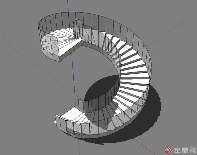 螺旋楼梯怎么建模视频大全（3dmax建模螺旋楼梯） 结构机械钢结构设计 第1张