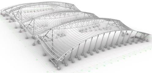桁架与钢架（桁架与钢架的区别） 钢结构钢结构停车场设计 第4张