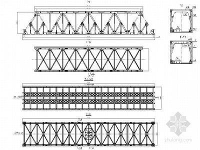 桁架桥结构图（桁架桥施工难点解析,） 建筑施工图设计 第5张