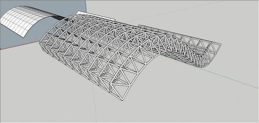 桁架建模过程怎么写 钢结构框架施工 第4张