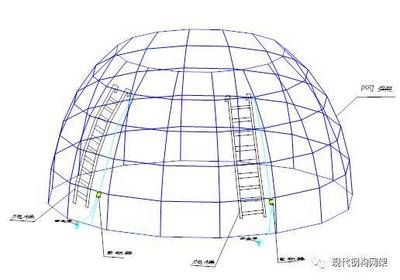 网架结构模型设计图（网架结构模型设计图是网架结构设计图的重要组成部分） 结构工业钢结构施工 第4张