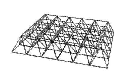 桁架结构模型制作方法（sketchup制作桁架模型教程） 结构电力行业施工 第5张