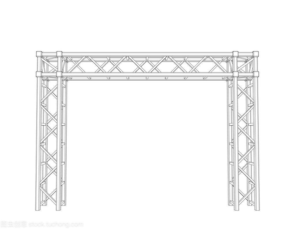 过路桁架图片高清