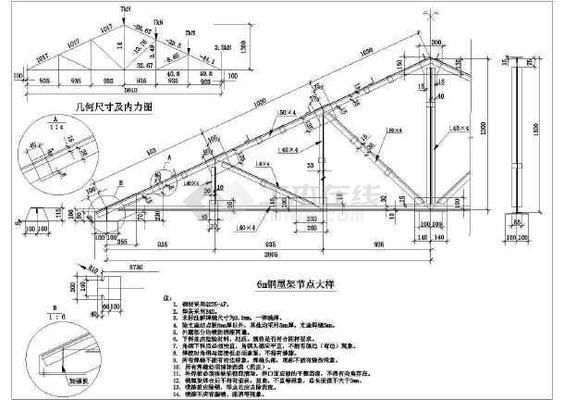 桁架结构布置图（多种桁架结构布置图）