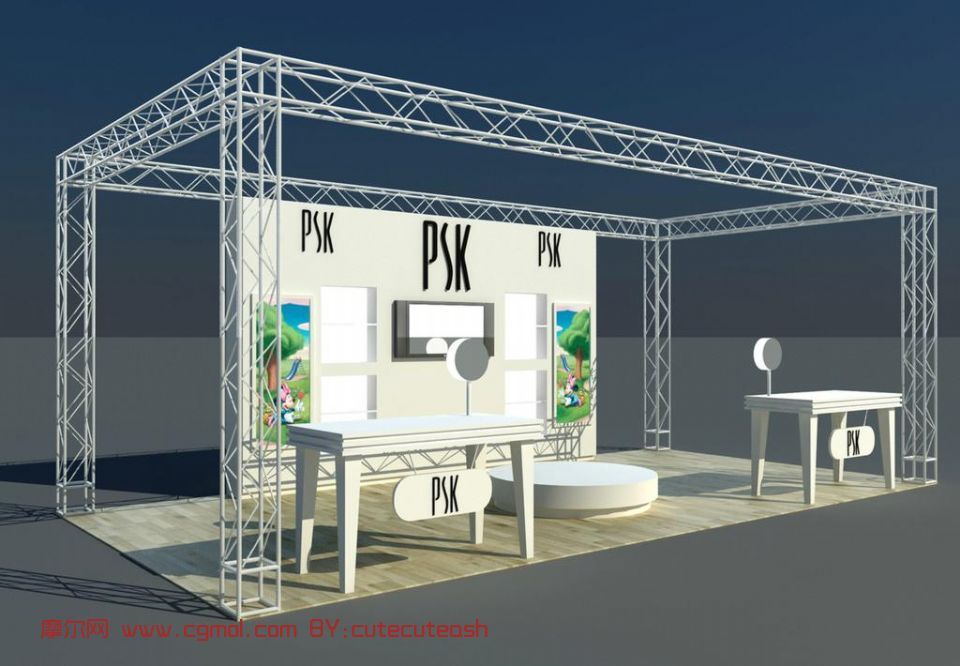 桁架展会搭建效果图怎么做（制作桁架展会搭建效果图制作步骤和注意事项） 钢结构钢结构螺旋楼梯施工 第5张