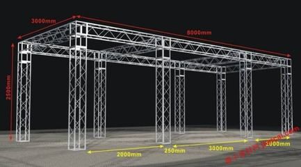 桁架结构设计模型图 钢结构门式钢架施工 第2张