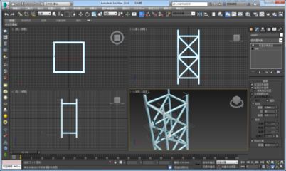 桁架模型制作视频 钢结构框架施工 第5张