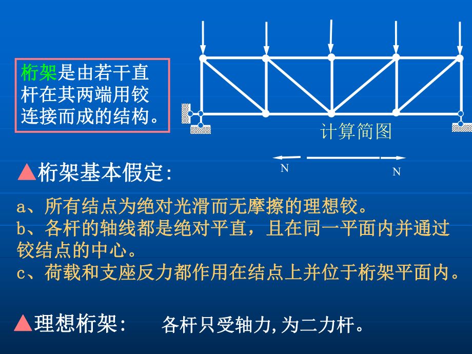 桁架计算简图的三个基本假定是什么（桁架计算简图的三个基本假定） 钢结构异形设计 第4张