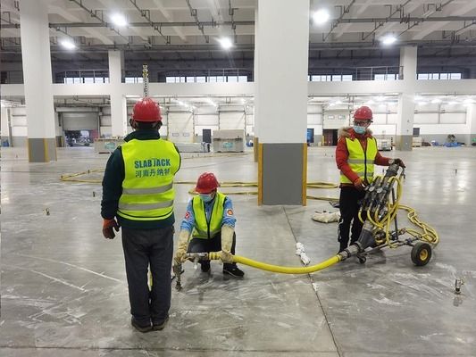 地坪下沉高压注浆 结构地下室施工 第1张