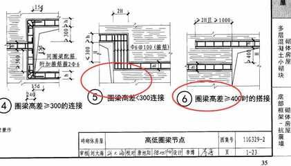 砖混结构圈梁搭接长度规范