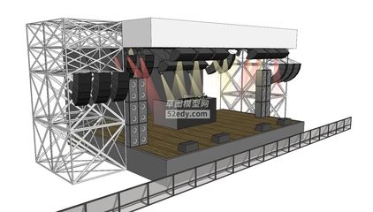 舞台桁架结构示意图 结构工业装备施工 第5张