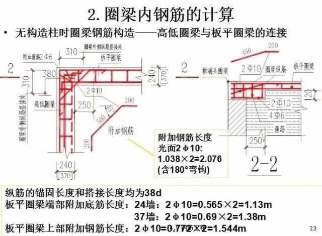 砖混结构圈梁构造柱钢筋锚固方法（砖混结构圈梁和构造柱钢筋锚固方法涉及到了钢筋的搭接、锚固长度） 钢结构钢结构停车场施工 第5张