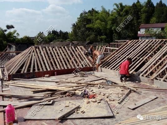 双坡屋顶结构施工图（双坡屋顶结构施工图双坡屋顶设计要点） 建筑施工图设计 第1张