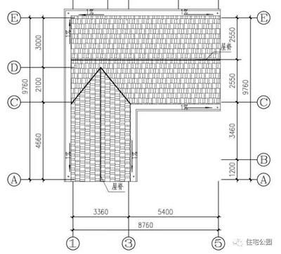 双坡屋顶平面图（双坡屋顶平面图双坡屋顶的优缺点分析） 建筑消防设计 第1张