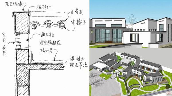 双坡屋顶平面图（双坡屋顶平面图双坡屋顶的优缺点分析） 建筑消防设计 第4张