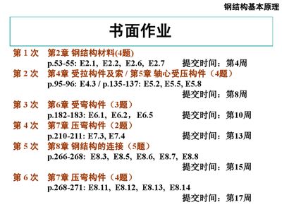 钢结构第4章作业参考答案（钢结构作业参考答案） 钢结构钢结构螺旋楼梯设计 第2张