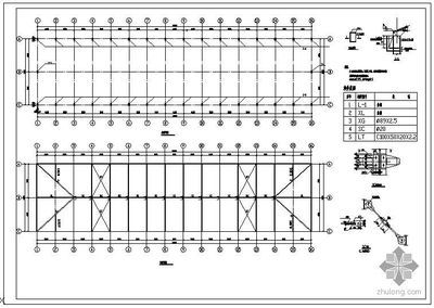 彩钢板屋顶施工图纸 建筑消防施工 第1张