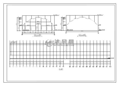 彩钢钢结构屋顶结构图 建筑施工图设计 第5张