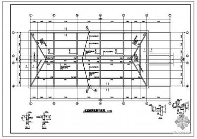 彩钢瓦框架结构图 建筑施工图设计 第2张