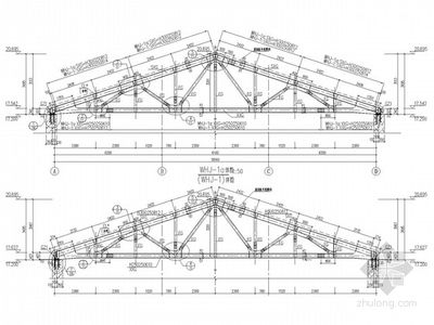 三角形钢结构屋架设计