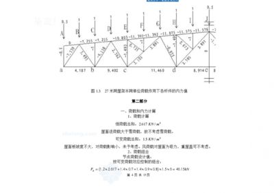 钢结构框架荷载计算书（钢结构框架荷载计算）