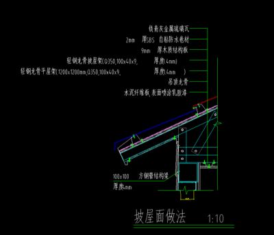 钢屋架屋顶做法 全国钢结构厂 第1张