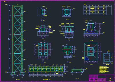 钢结构独立基础柱顶做法 全国钢结构厂 第3张