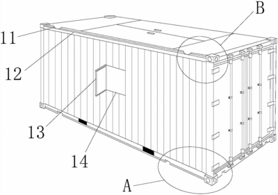 集装箱箱体结构图