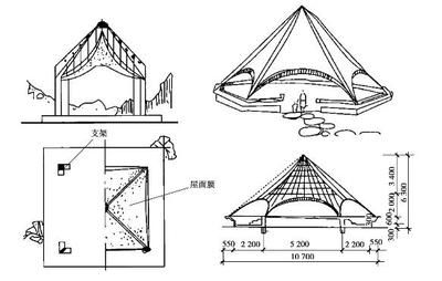 钢架结构亭子设计 钢结构桁架施工 第5张