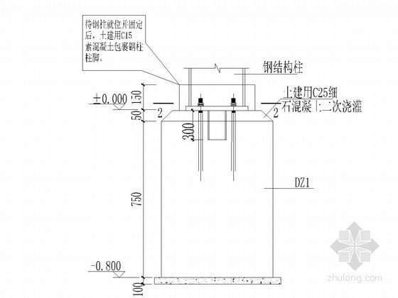 钢结构柱基础做法（钢结构柱基础施工中的常见问题） 钢结构桁架施工 第3张